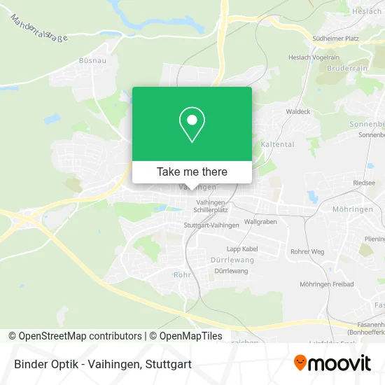 Binder Optik - Vaihingen map
