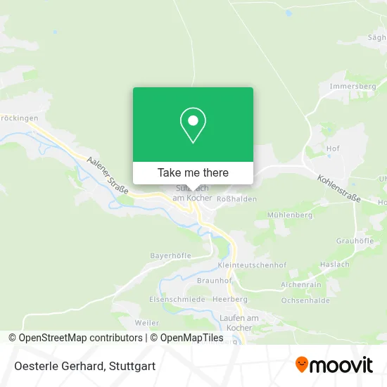 Oesterle Gerhard map