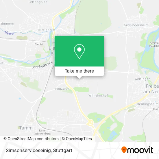 Simsonserviceseinig map
