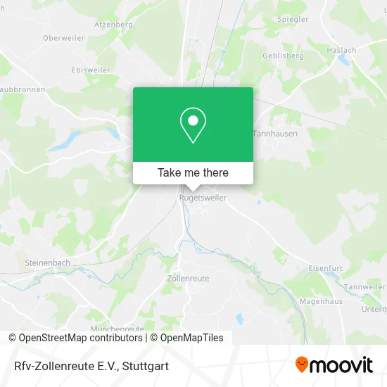 Rfv-Zollenreute E.V. map