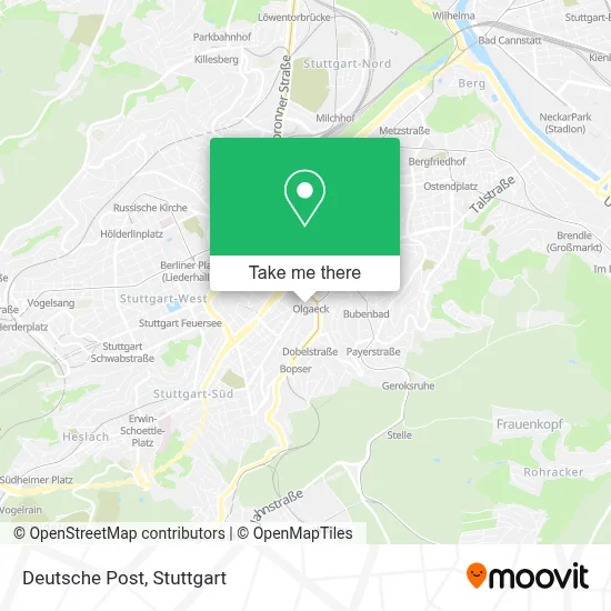 Deutsche Post map