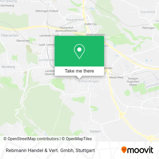 Rebmann Handel & Vert. Gmbh map