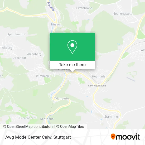 Awg Mode Center Calw map