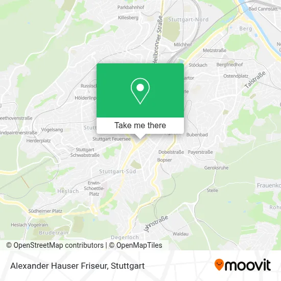 Alexander Hauser Friseur map
