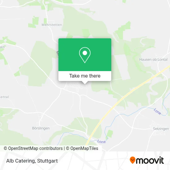 Alb Catering map