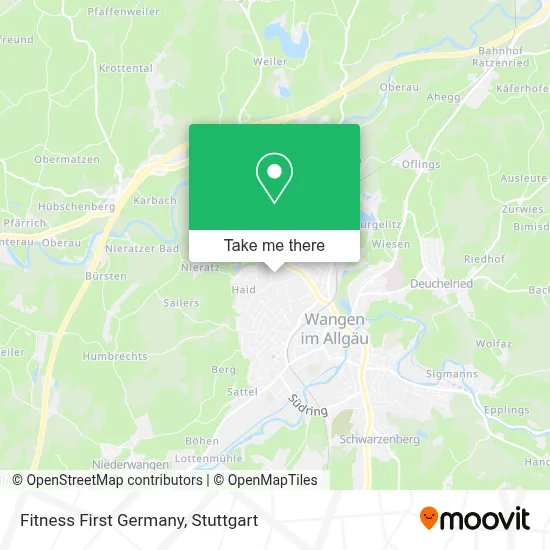 Fitness First Germany map