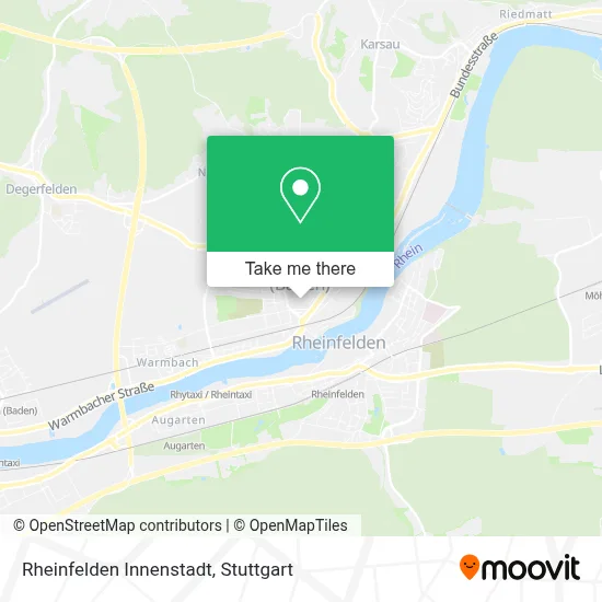 Rheinfelden Innenstadt map