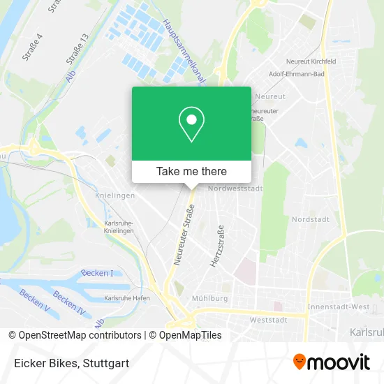 Eicker Bikes map