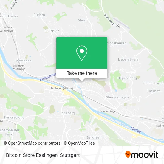 Bitcoin Store Esslingen map