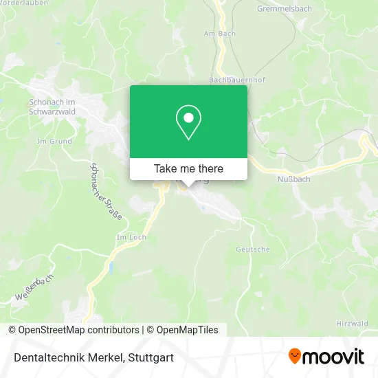 Dentaltechnik Merkel map