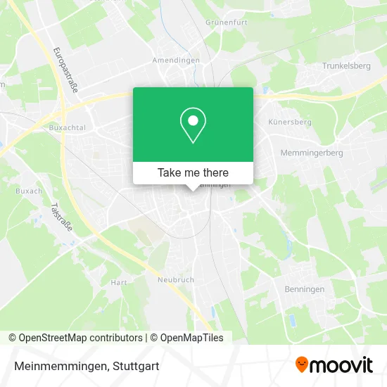 Meinmemmingen map