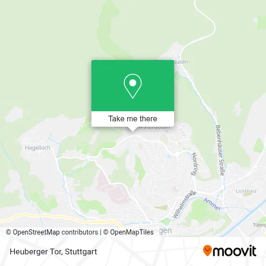 Heuberger Tor map