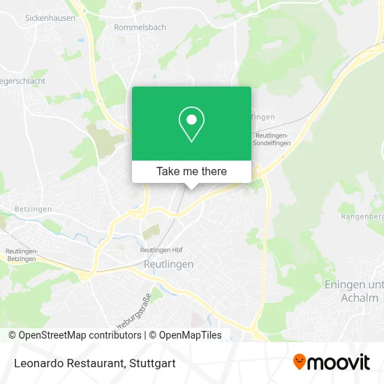 Ristorante Leonardo map