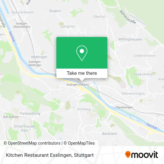 Kitchen Restaurant Esslingen map