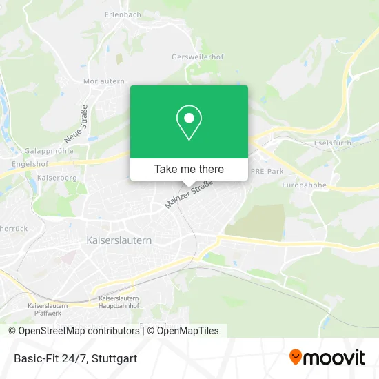 Basic-Fit 24/7 map