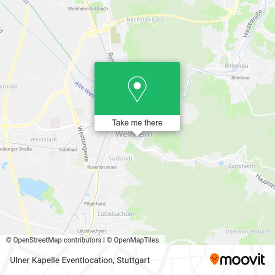 Ulner Kapelle Eventlocation map