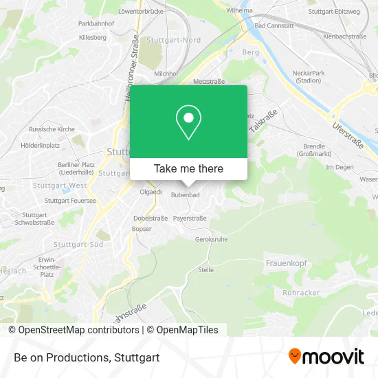 Be on Productions map