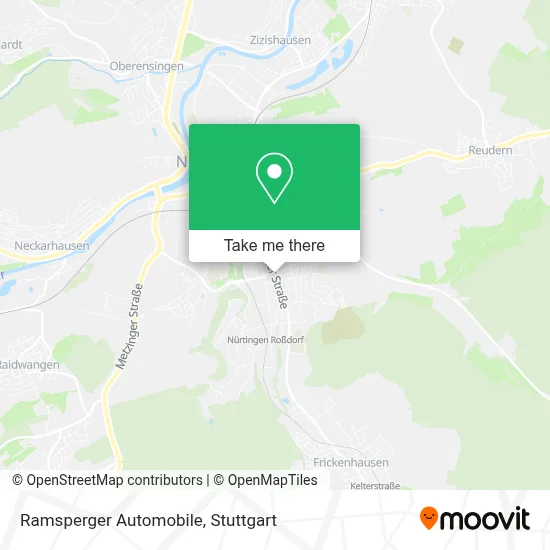 Ramsperger Automobile map