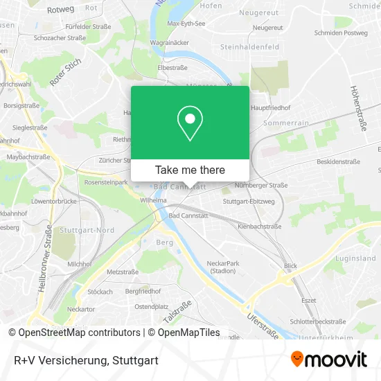 R+V Versicherung map