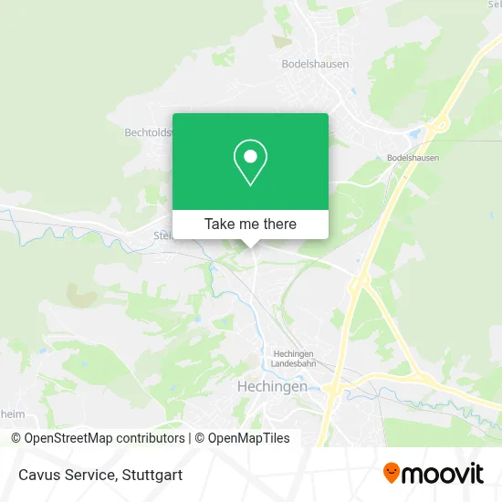 Cavus Service map
