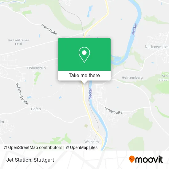 Jet Station map