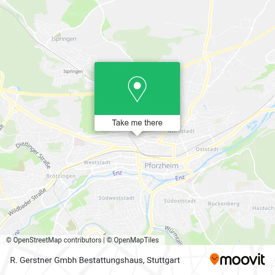 R. Gerstner Gmbh Bestattungshaus map