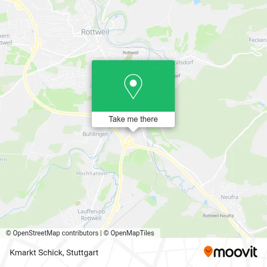 Kmarkt Schick map