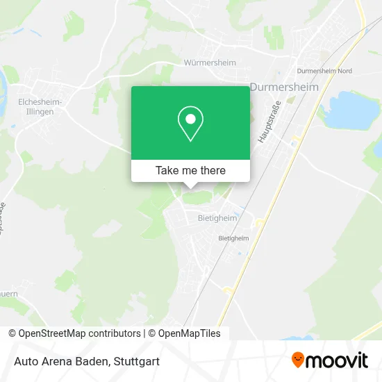 Auto Arena Baden map