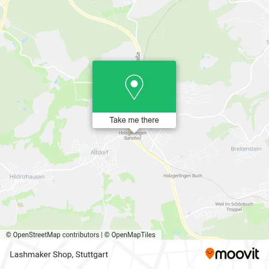 Lashmaker Shop map