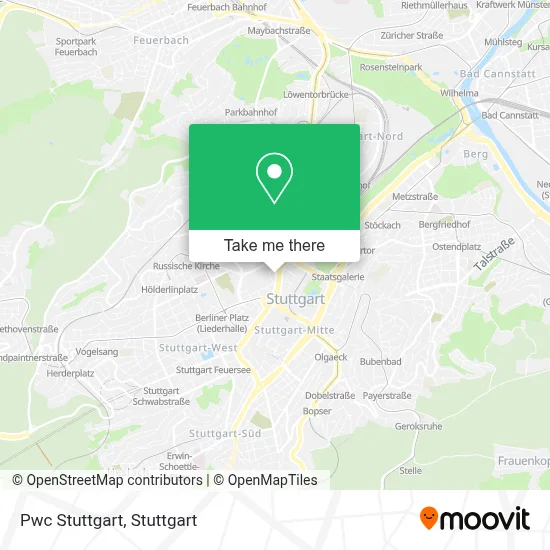Pwc Stuttgart map