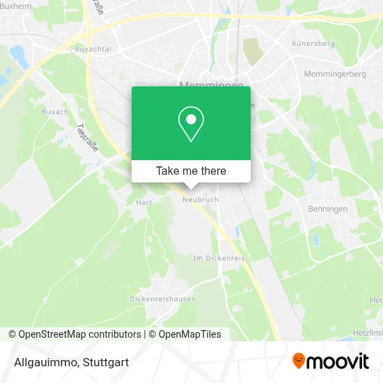 Allgauimmo map