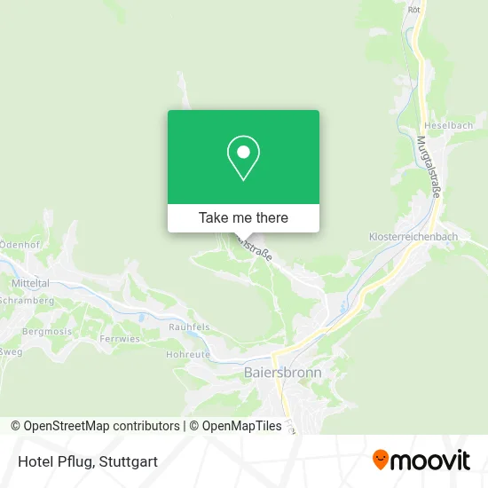 Hotel Pflug map