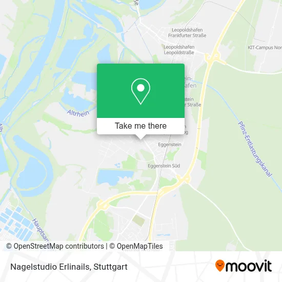 Nagelstudio Erlinails map
