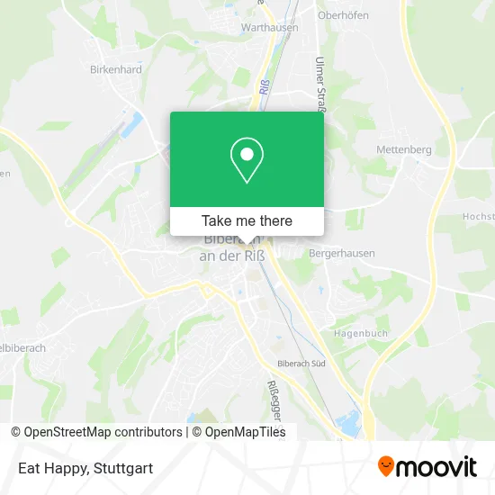Eat Happy map