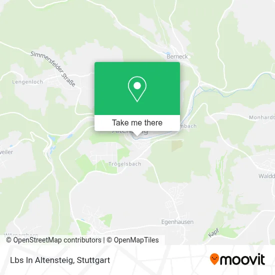 Lbs In Altensteig map