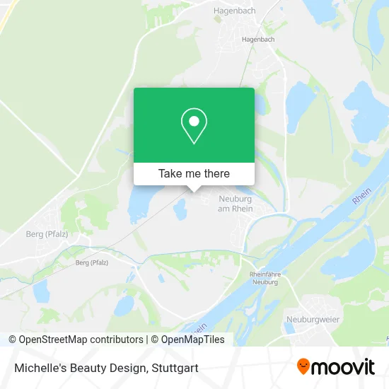 Michelle's Beauty Design map