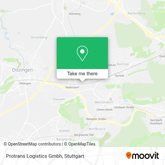 Protrans Logistics Gmbh map