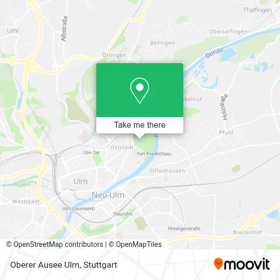 Oberer Ausee Ulm map