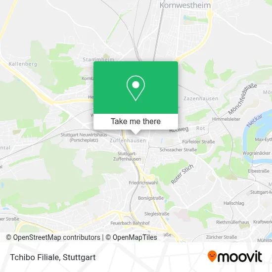 Tchibo Filiale map