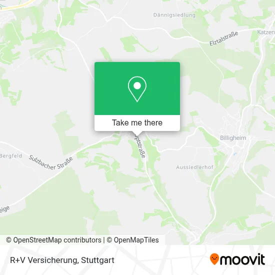 R+V Versicherung map