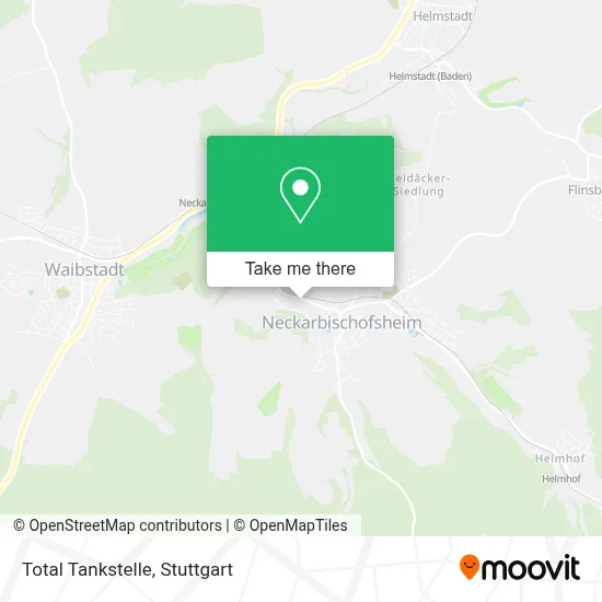 Total Tankstelle map