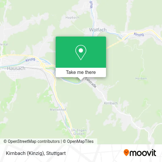 Kirnbach (Kinzig) map