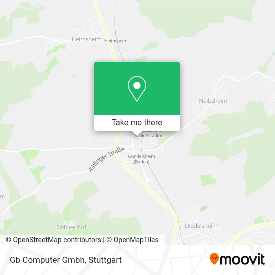 Gb Computer Gmbh map