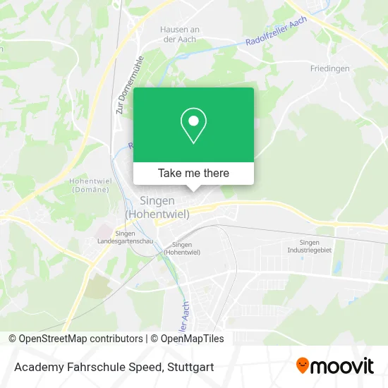 Academy Fahrschule Speed map