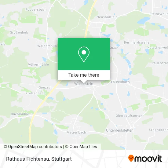 Rathaus Fichtenau map