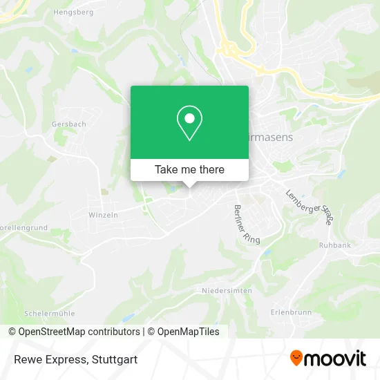 Rewe Express map