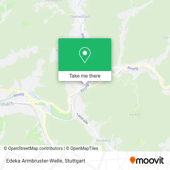 Edeka Armbruster-Welle map