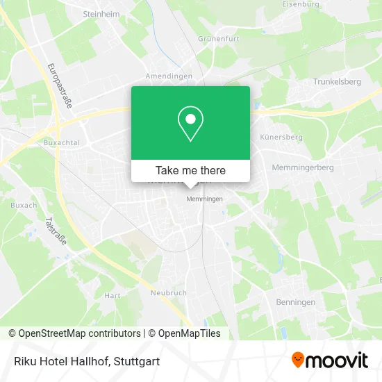 Riku Hotel Hallhof map