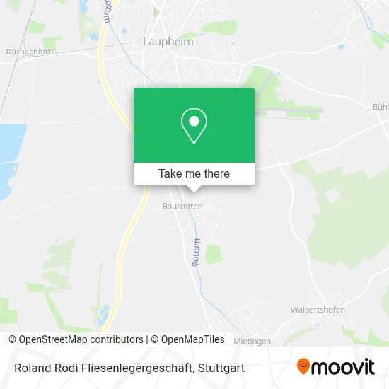 Roland Rodi Fliesenlegergeschäft map