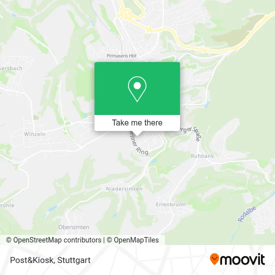 Post&Kiosk map